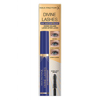 Mascara Divine Lashes 24H Waterproof - Vodeodolná objemová riasenka 9 ml
